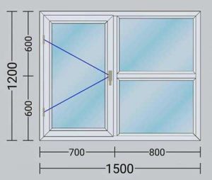 مساحت مناسب پنجره در ساختمان